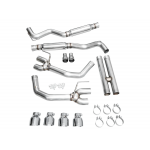 AWE Ford Mustang GT S650 Quad Tip Track Edition